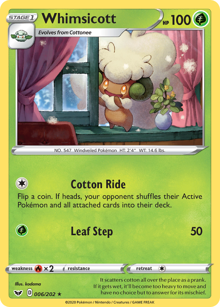 Whimsicott - Sword & Shield SET-6