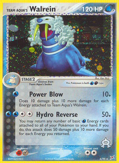 Team Aqua's Walrein - Team Magma vs Team Aqua SET-6