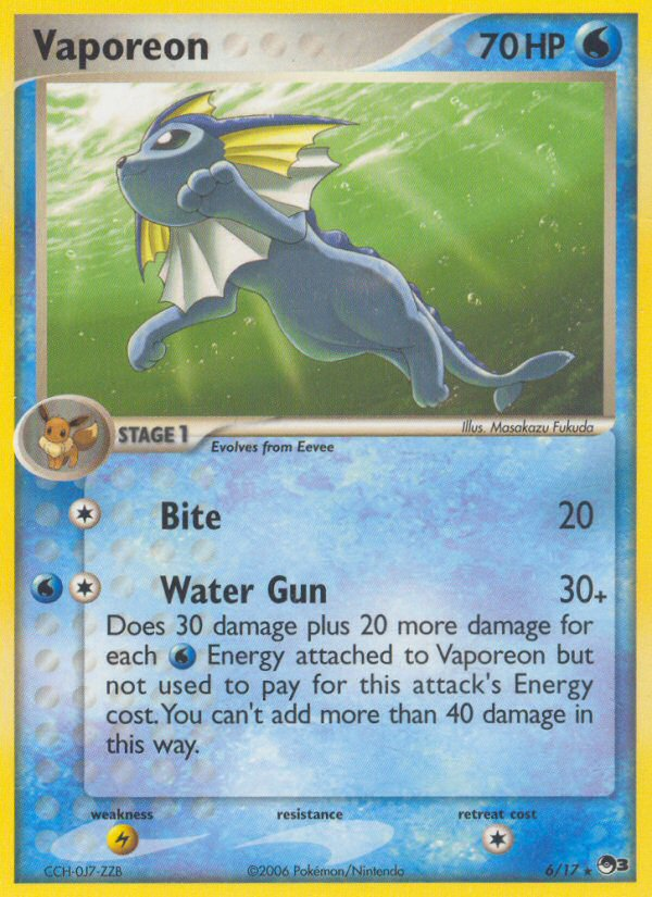 Vaporeon - POP Series 3 SET-6