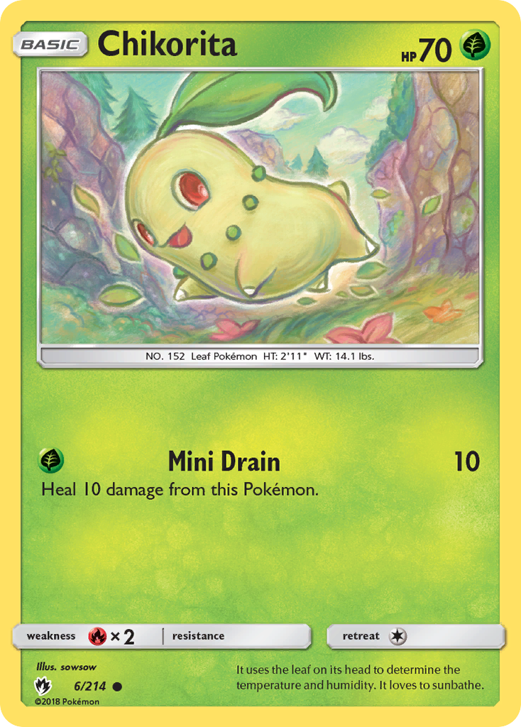 Chikorita - Lost Thunder SET-6
