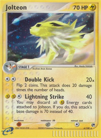 Jolteon - Sandstorm SET-6
