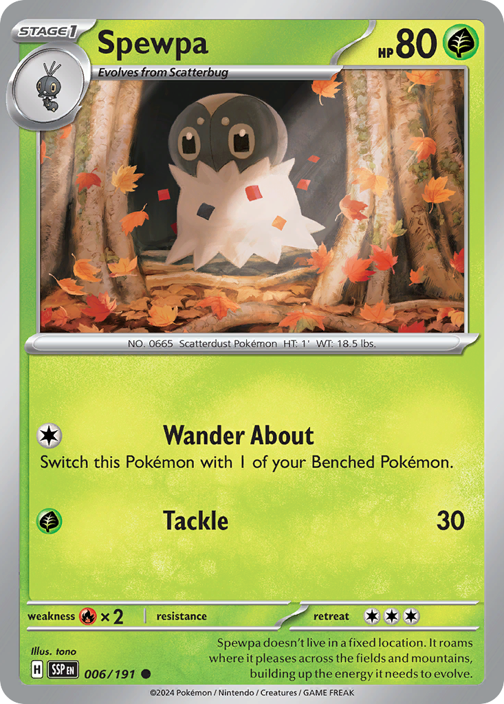 Spewpa - Surging Sparks SET-6