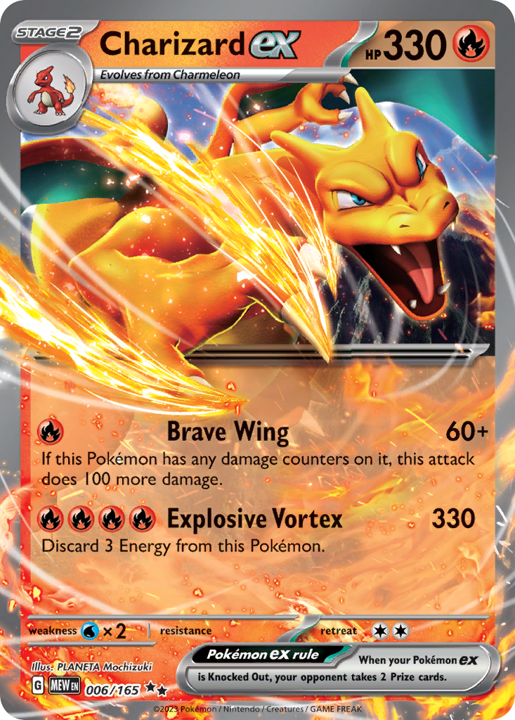 Charizard EX - 151 SET-6