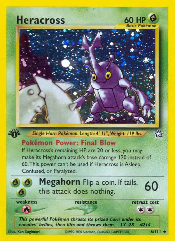 Heracross - Neo Genesis SET-6