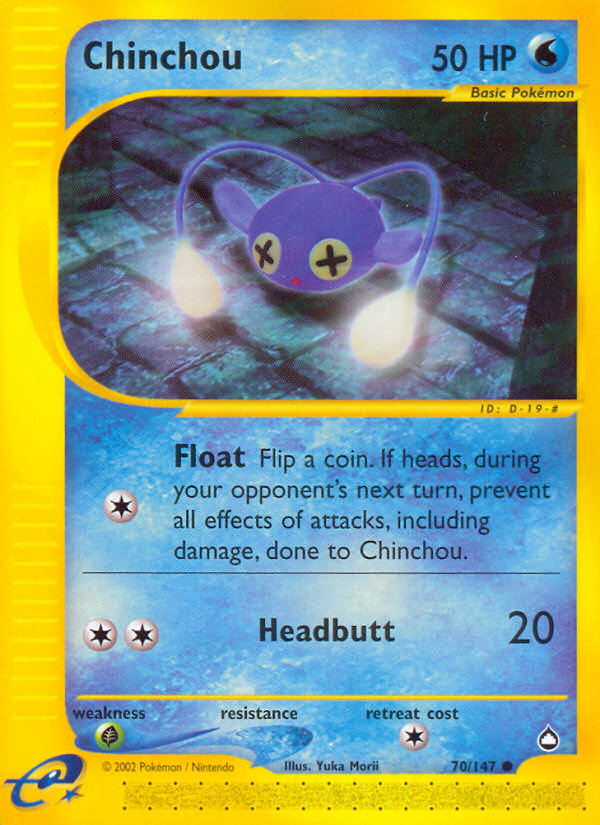 Chinchou - Aquapolis SET-70