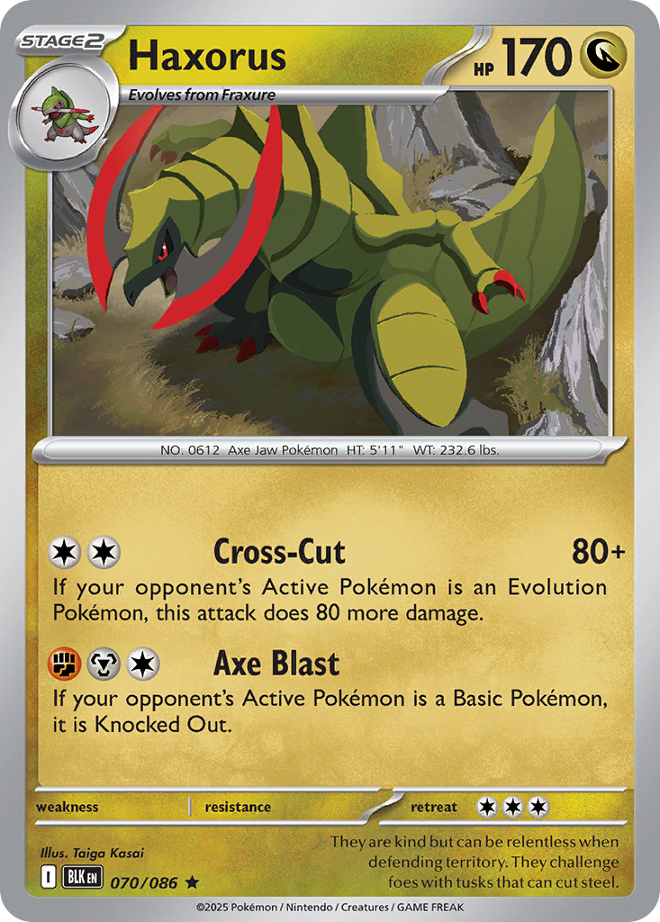 Haxorus - Black Bolt SET-70