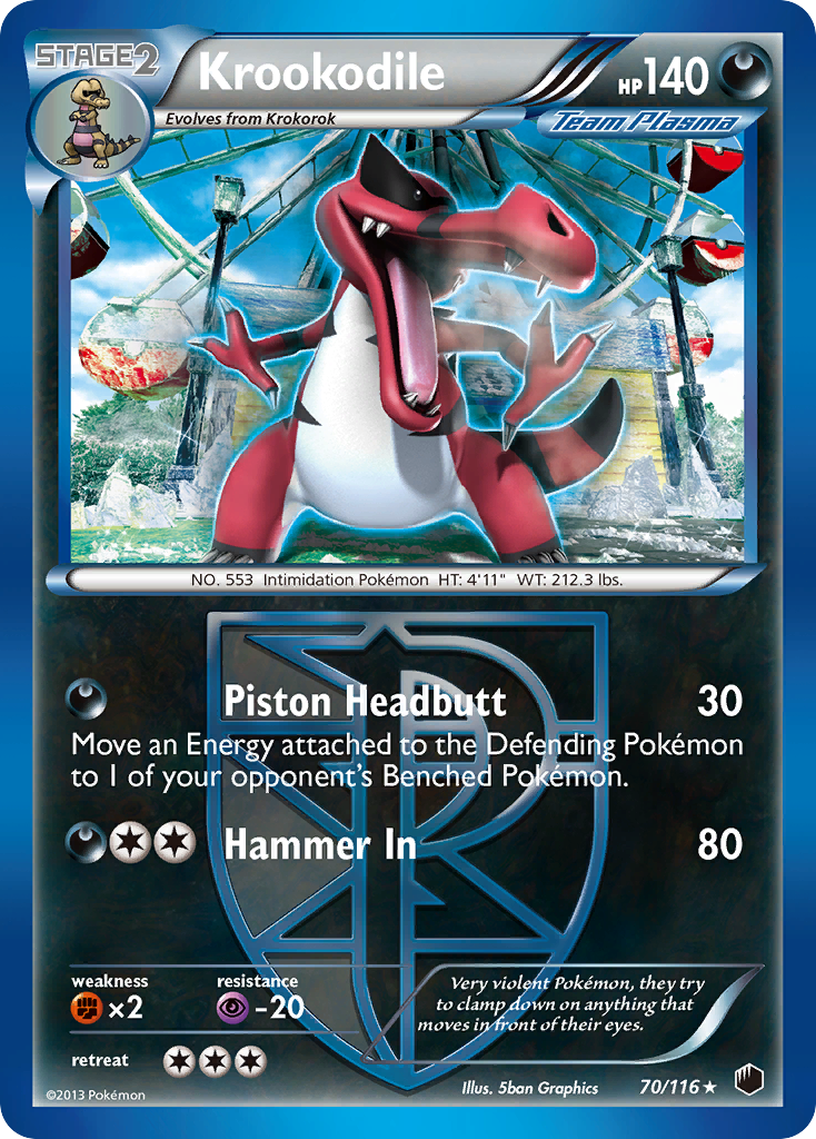 Krookodile - Plasma Freeze SET-70
