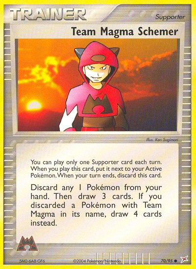Team Magma Schemer - Team Magma vs Team Aqua SET-70