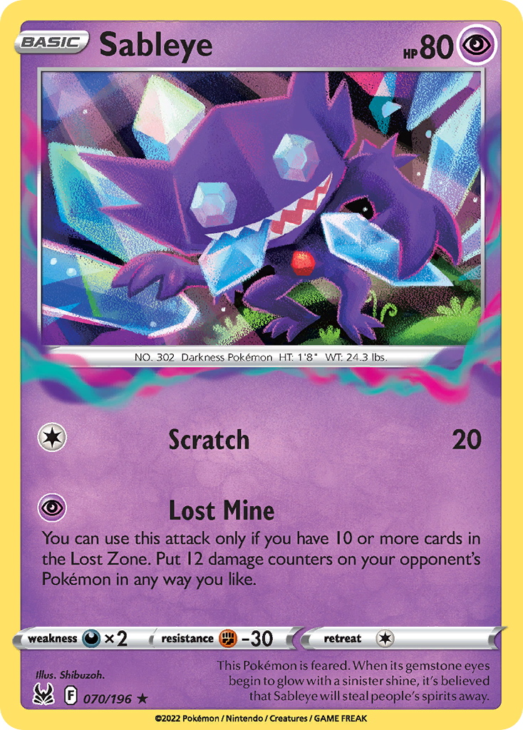 Sableye - Lost Origin SET-70