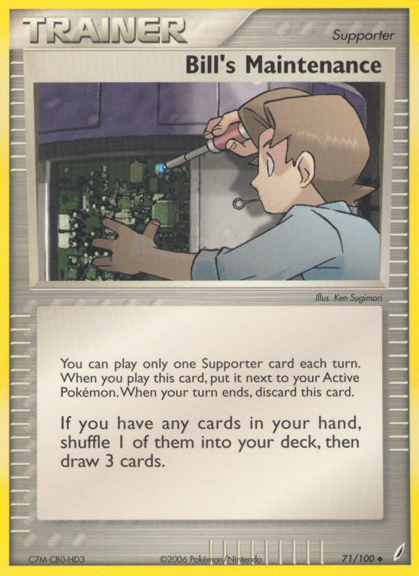 Bill's Maintenance - Crystal Guardians SET-71