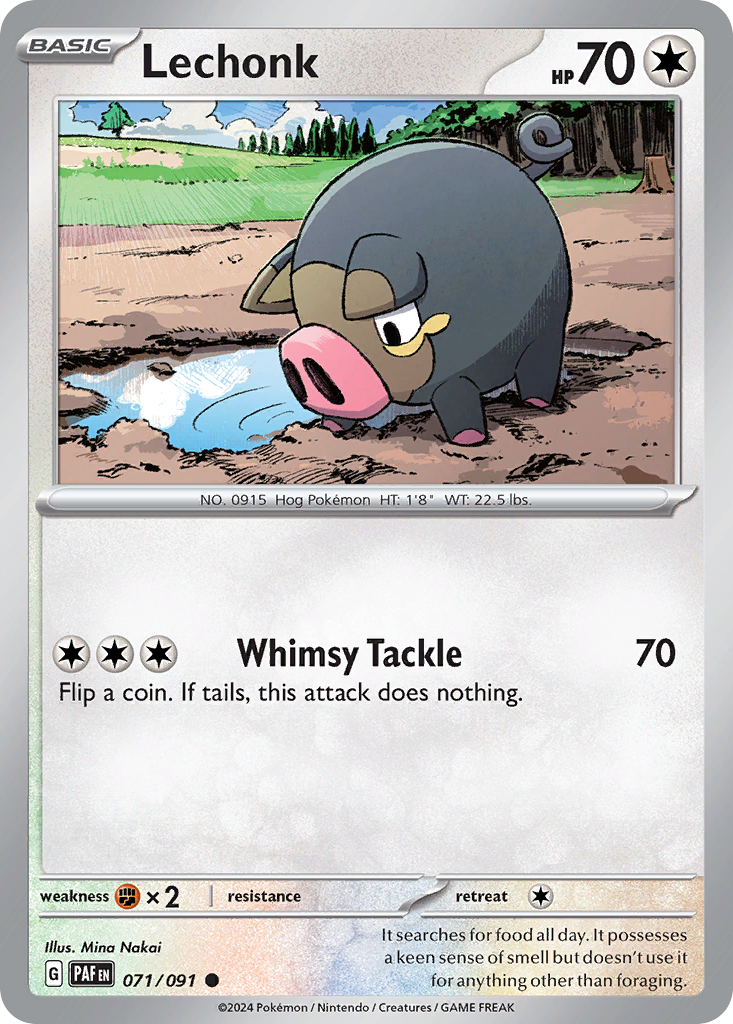 Lechonk - Paldean Fates SET-71