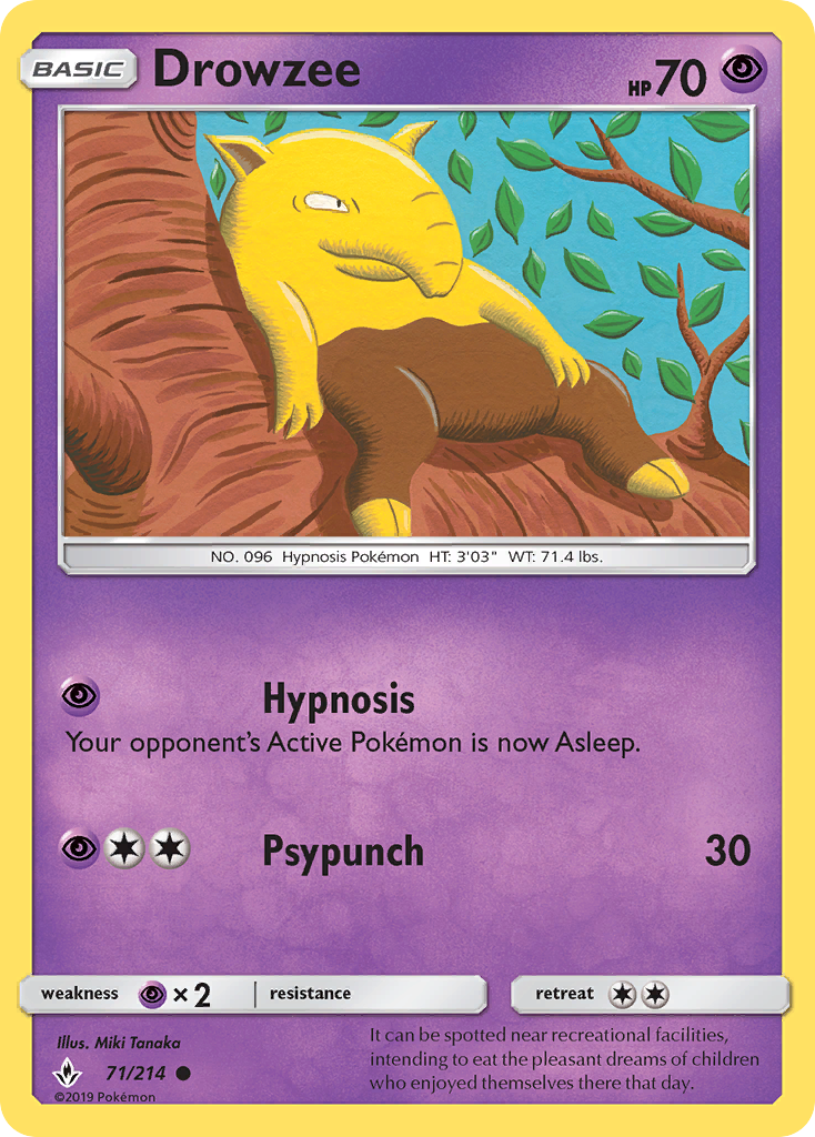 Drowzee - Unbroken Bonds SET-71