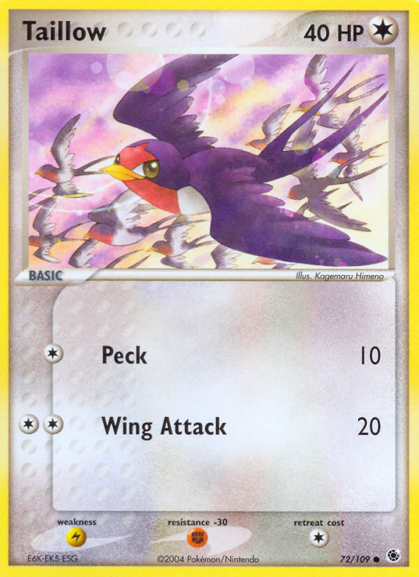 Taillow - Ruby & Sapphire SET-72