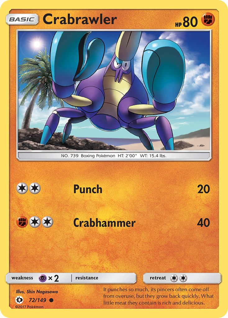 Crabrawler - Sun & Moon SET-72