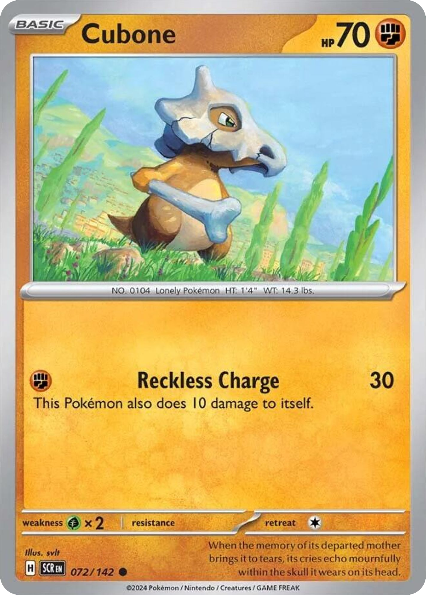Cubone - Stellar Crown SET-72