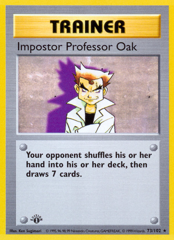 Impostor Professor Oak - Base SET-73