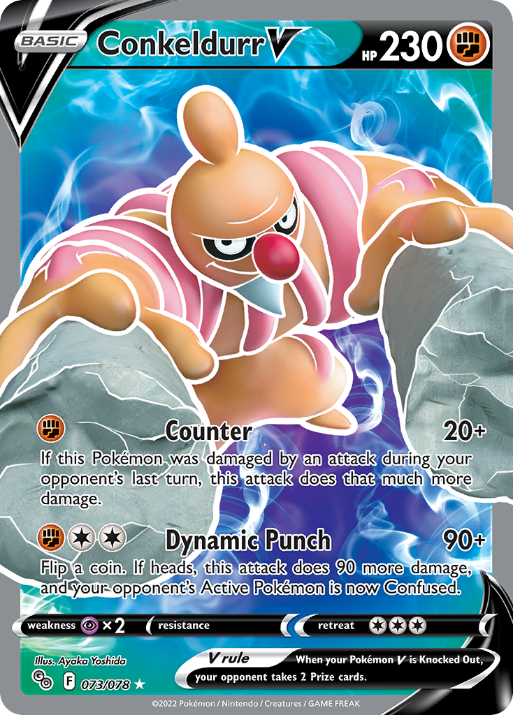 Conkeldurr V - Pokemon GO SET-73