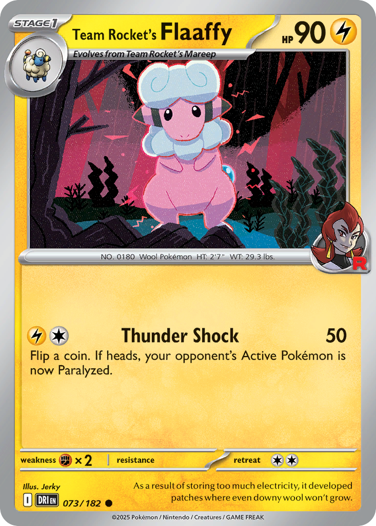 Team Rocket's Flaaffy - Destined Rivals SET-73