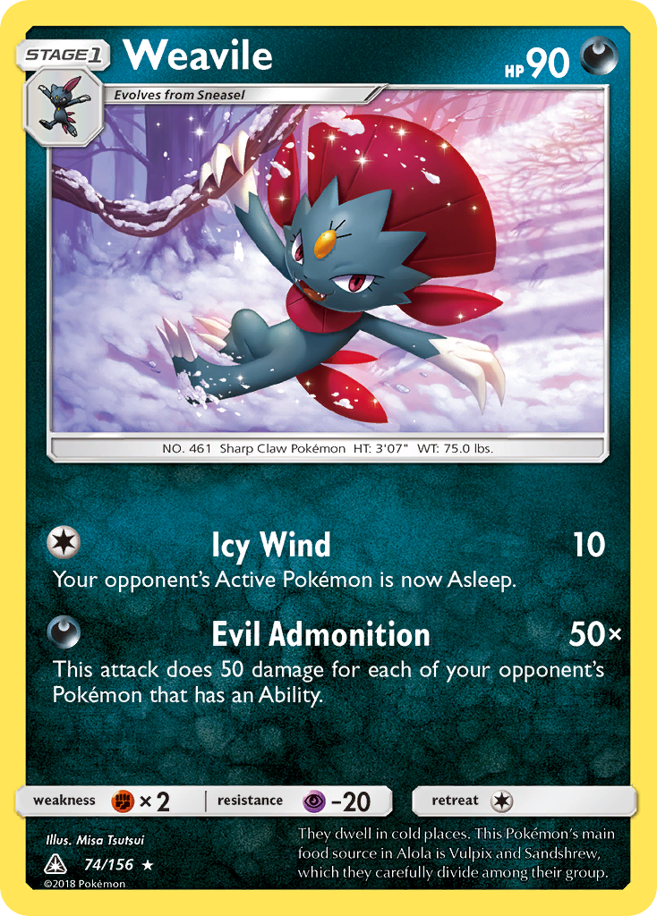 Weavile - Ultra Prism SET-74