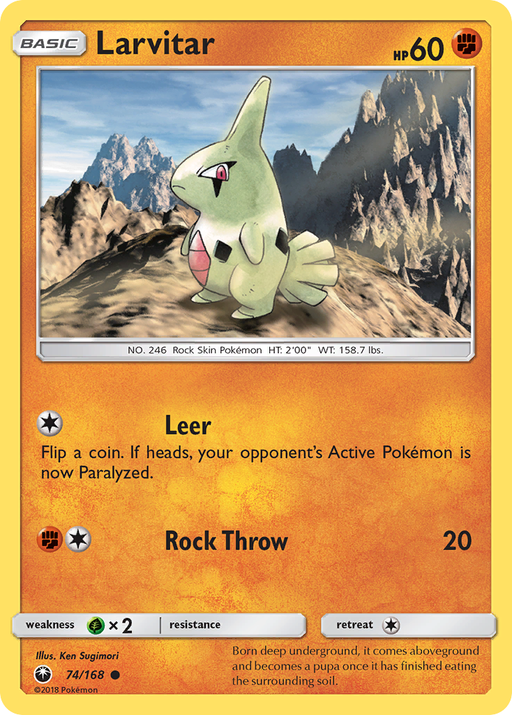 Larvitar - Celestial Storm SET-74