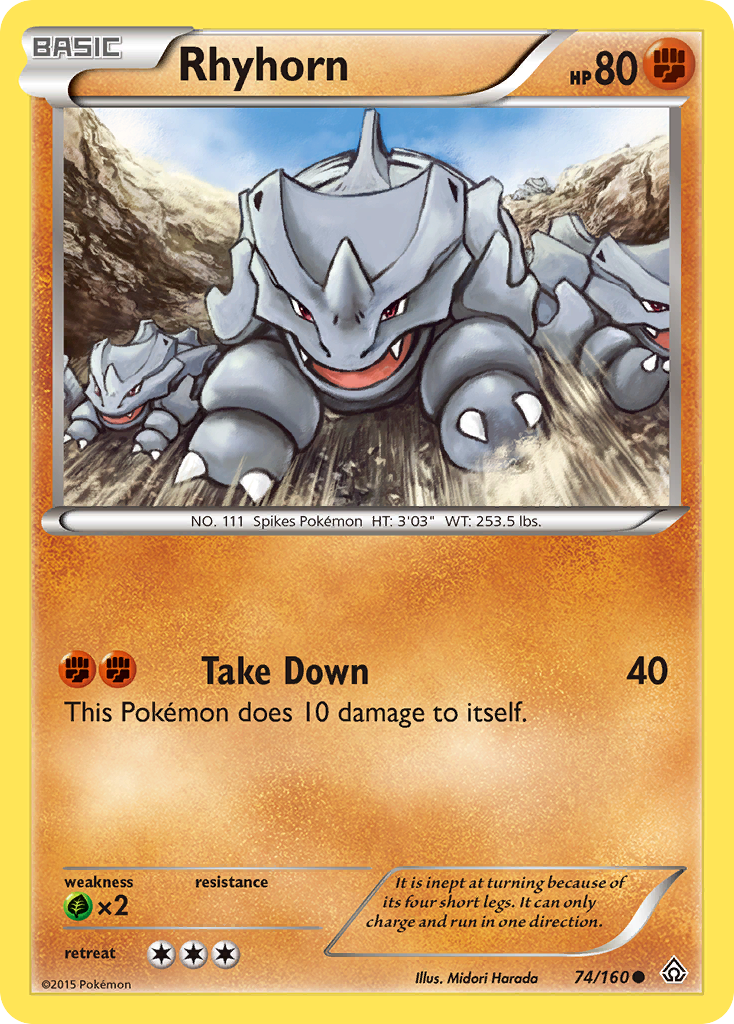 Rhyhorn - Primal Clash SET-74