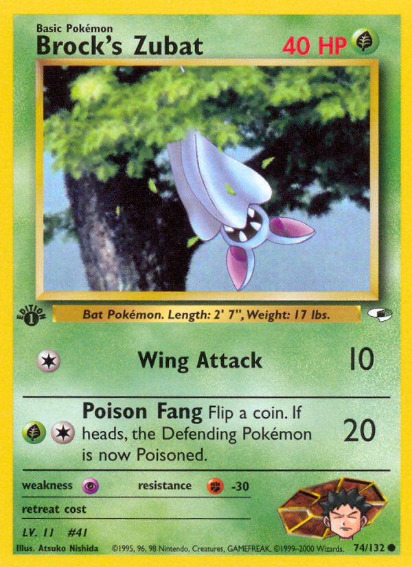 Brock's Zubat - Gym Heroes SET-74