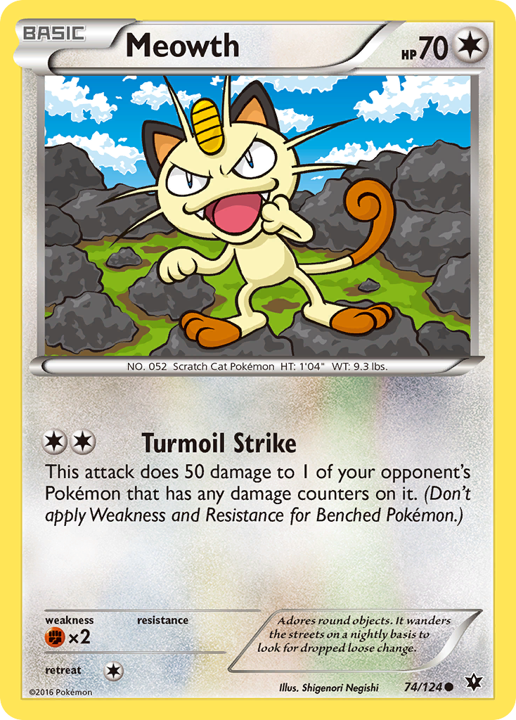 Meowth - Fates Collide SET-74