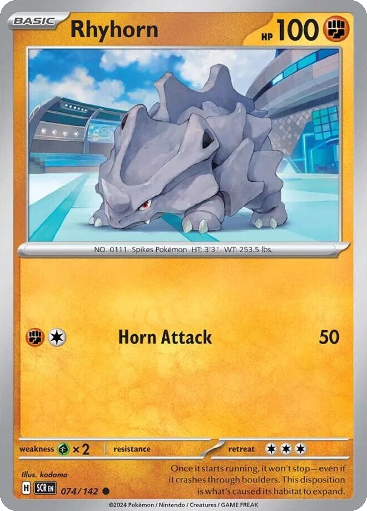 Rhyhorn - Stellar Crown SET-74