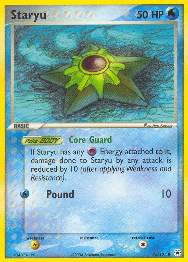 Staryu - Hidden Legends SET-75