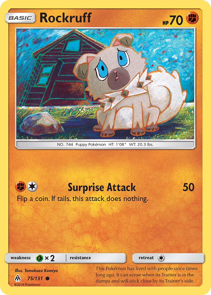Rockruff - Forbidden Light SET-75
