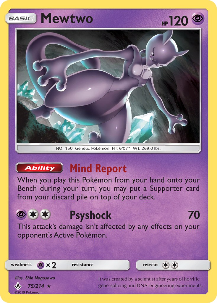 Mewtwo - Unbroken Bonds SET-75