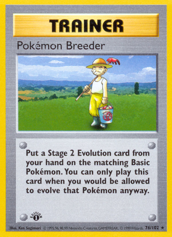 Pokemon Breeder - Base SET-76