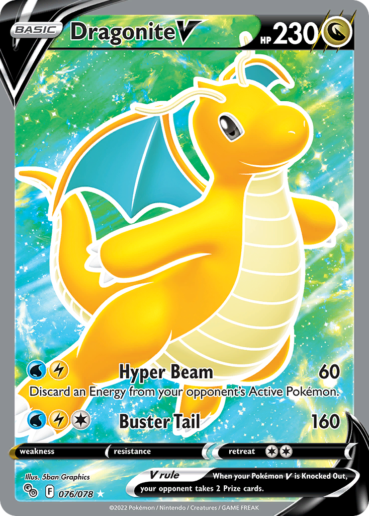 Dragonite V - Pokemon GO SET-76