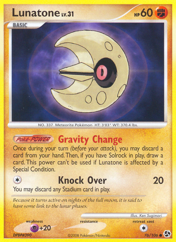 Lunatone - Great Encounters SET-76