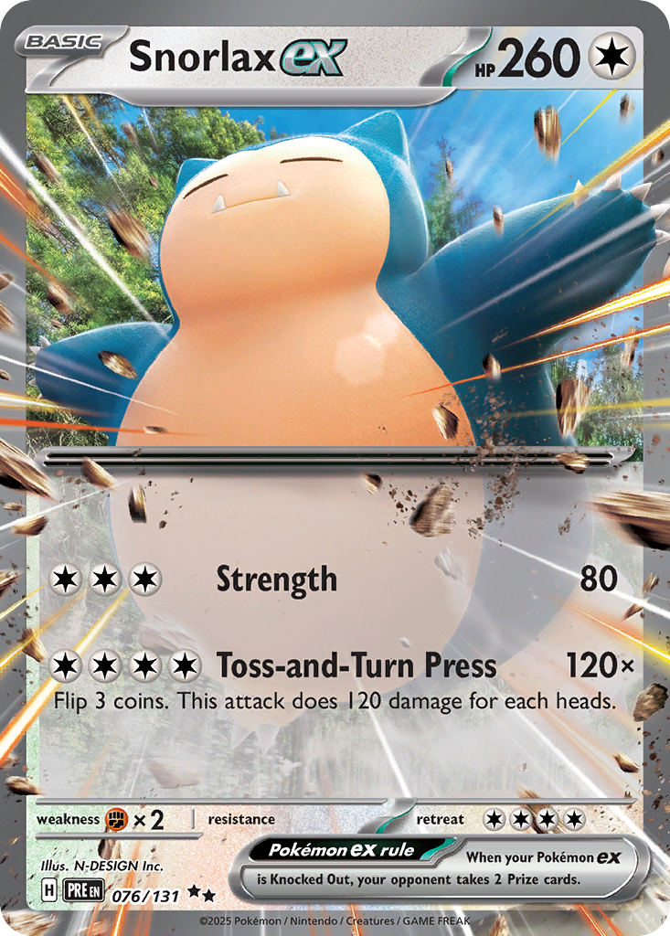 Snorlax EX - Prismatic Evolutions SET-76