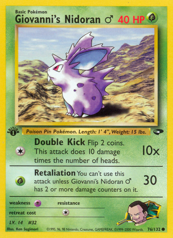 Giovanni's Nidoran ? - Gym Challenge SET-76