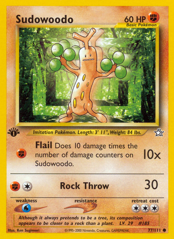 Sudowoodo - Neo Genesis SET-77
