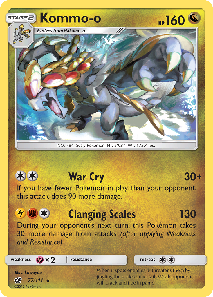 Kommo-o - Crimson Invasion SET-77