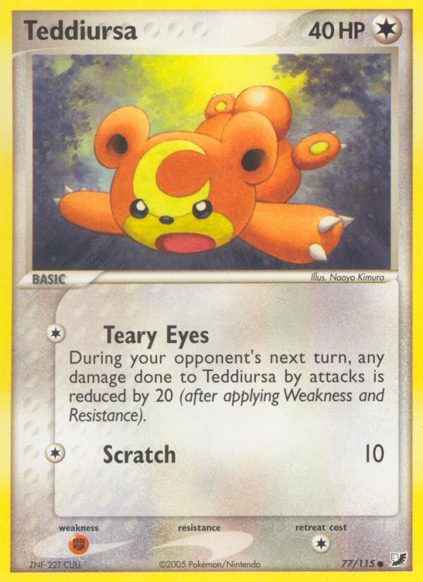 Teddiursa - Unseen Forces SET-77