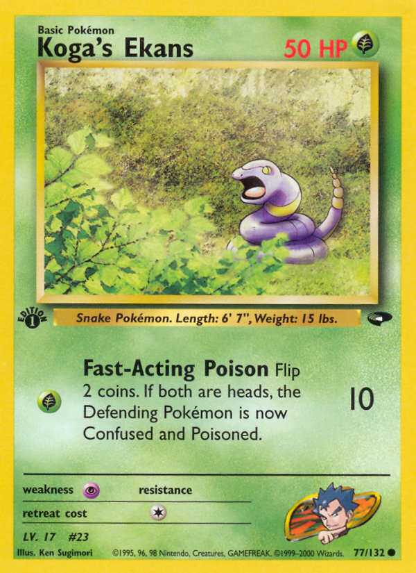 Koga's Ekans - Gym Challenge SET-77