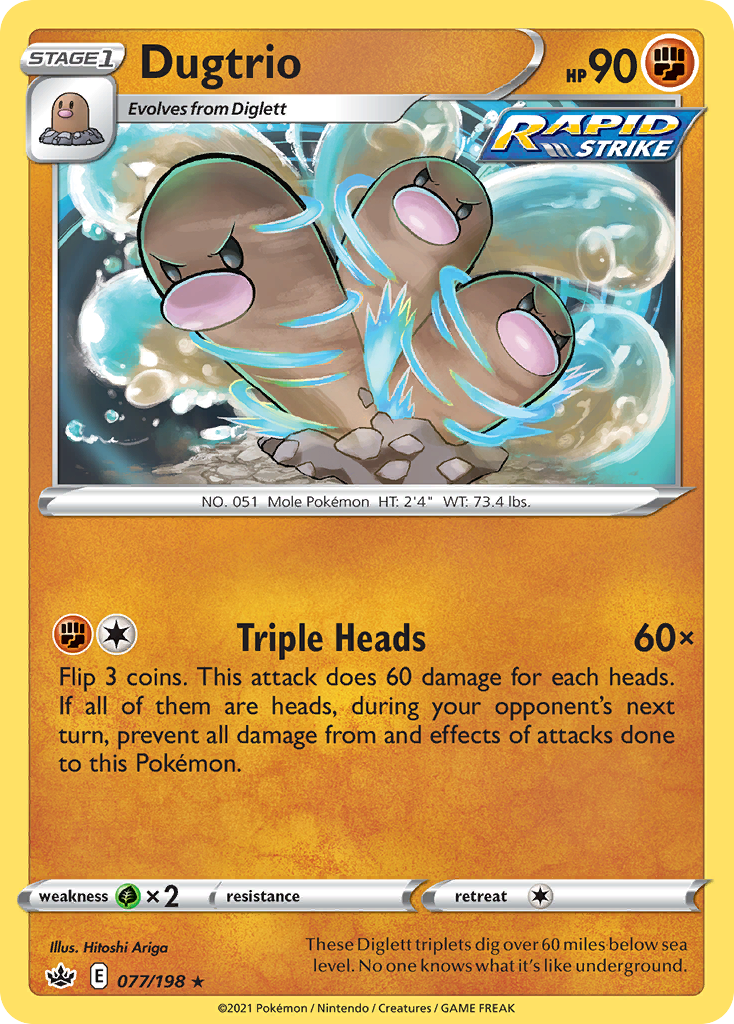 Dugtrio - Chilling Reign SET-77