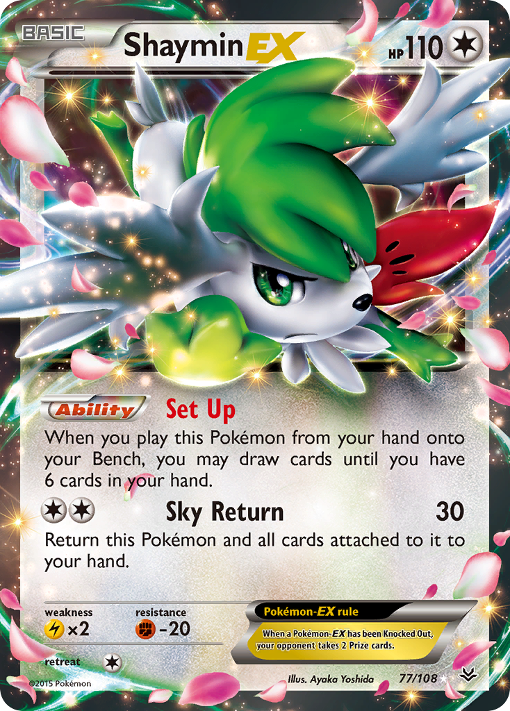 Shaymin-EX - Roaring Skies SET-77