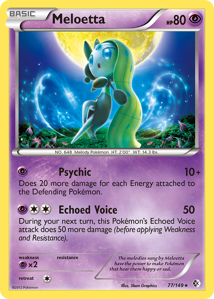 Meloetta - Boundaries Crossed SET-77