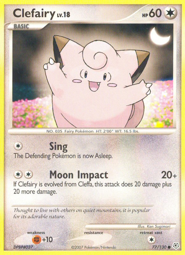 Clefairy - Diamond & Pearl SET-77