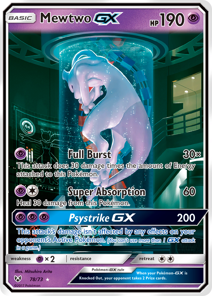 Mewtwo-GX - Shining Legends SET-78