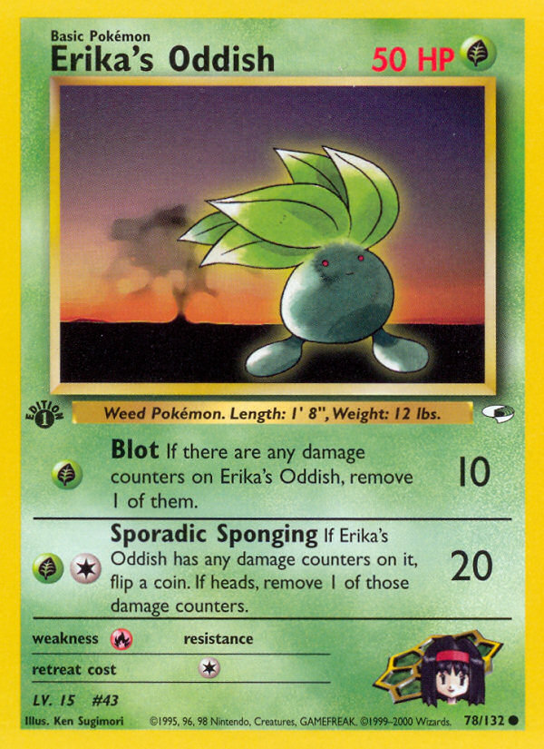 Erika's Oddish - Gym Heroes SET-78