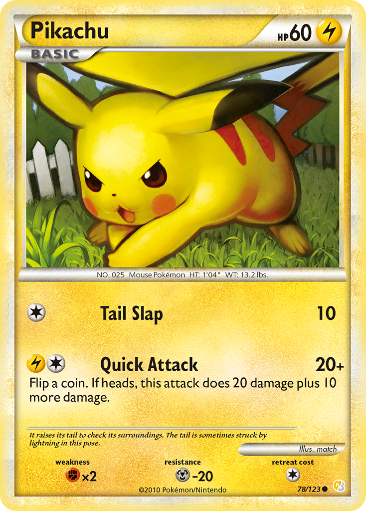 Pikachu - HeartGold & SoulSilver SET-78