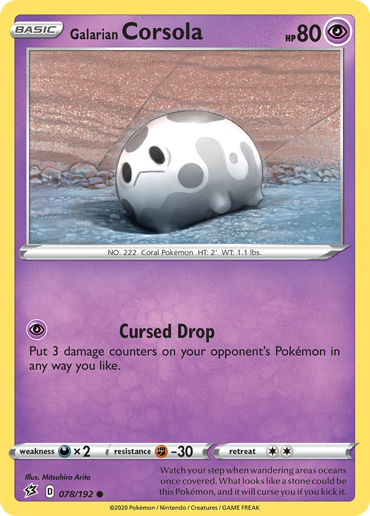Galarian Corsola - Rebel Clash SET-78