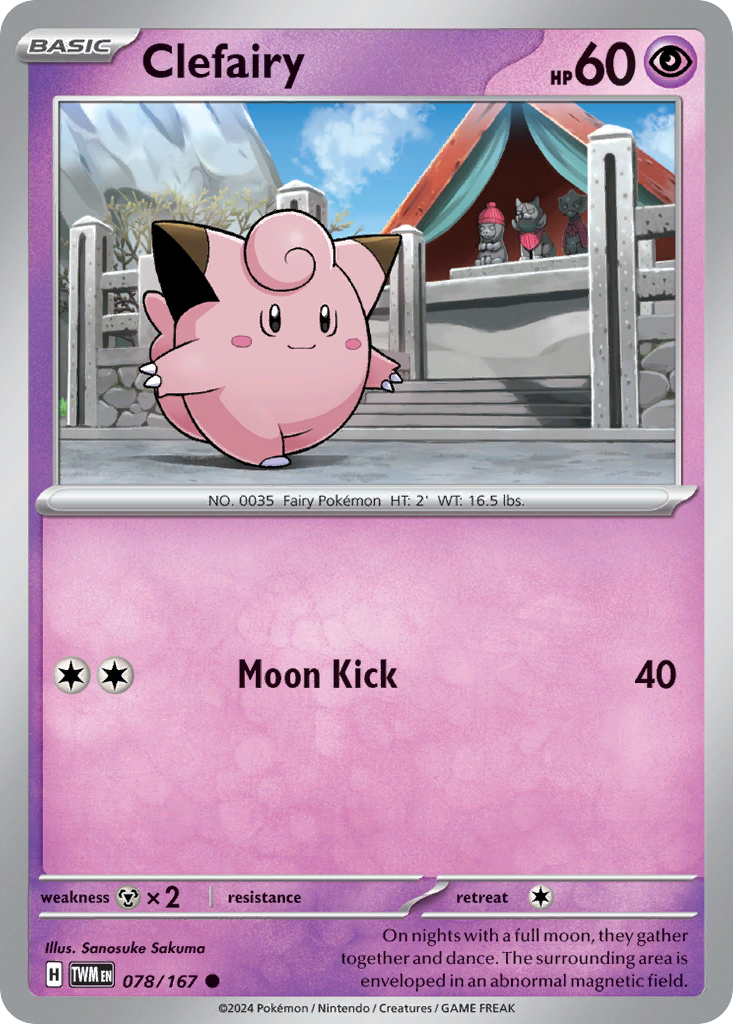 Clefairy - Twilight Masquerade SET-78
