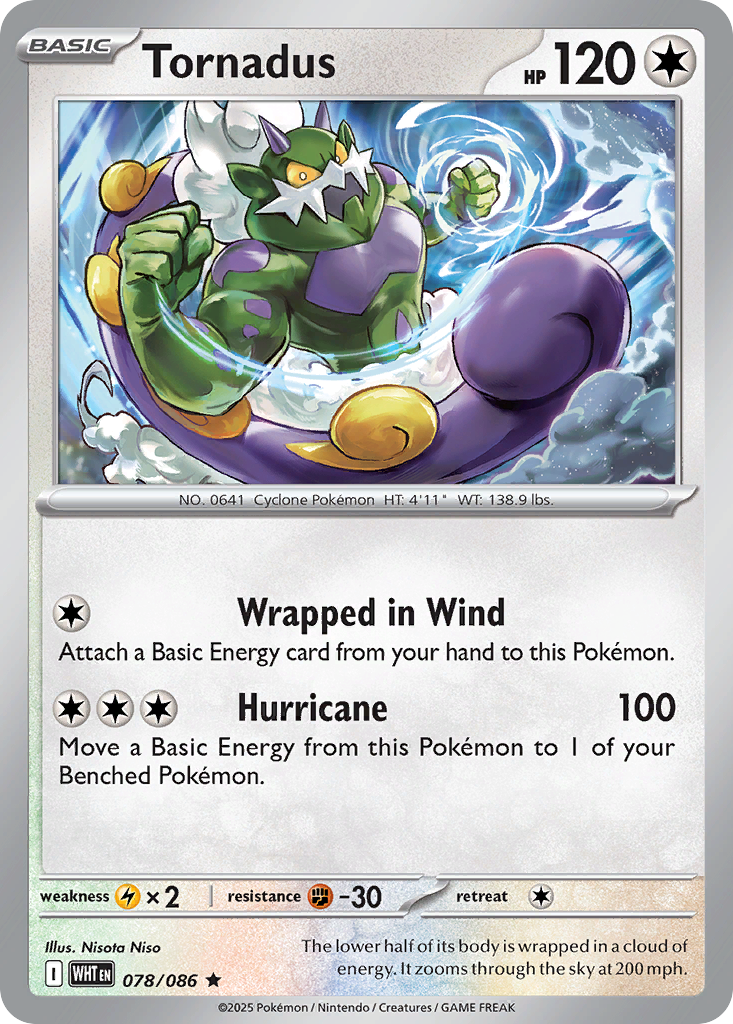 Tornadus - White Flare SET-78